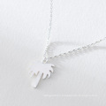 Stainless Steel 18K Gold Plated Palm Tree Necklace